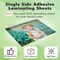 Koala Self-Adhesive Laminating Sheets 9" x 12" Clear Overlay 20 Ct